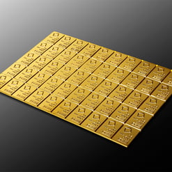 Valcambi 50g combibar gold bullion bar – 50 x 1g