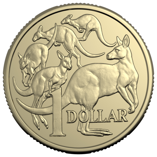 2023 $1 king charles iii effigy coin roll - premium roll