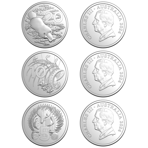 2024 baby coins six coin uncirculated baby set - albr / cuni 