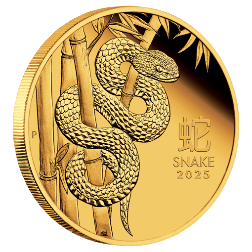 3s2515faaa 2025-year-of-the-snake-14oz-gold-proof-coin 09-08-24-