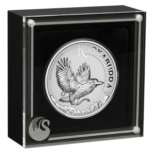 2024 australian kookaburra 5oz. 9999 silver proof high relief incused coin