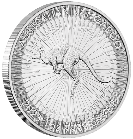 2023 australian kangaroo 1oz. 9999 silver bullion coin