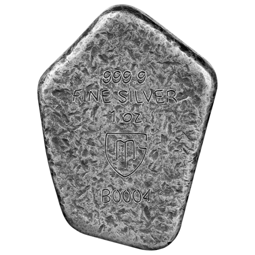 Gebo rune 1oz. 9999 silver cast bar