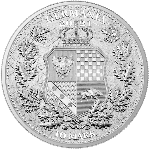 2021 the allegories – austria & germania 2oz. 9999 silver coin