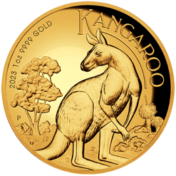 2023 Australian Kangaroo 1oz Gold Proof High Relief Coin