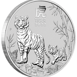 2022 year of the tiger 1oz. 9999 silver bullion coin – lunar series iii