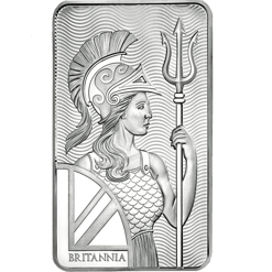 Britannia 10oz .999 Silver Minted Bullion Bar