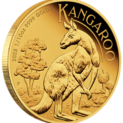 2023 australian kangaroo 1/10oz gold proof coin