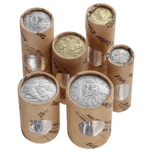 2024 hm king charles iii effigy premium roll six coin set - albr / cuni