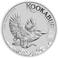 2024 Australian Kookaburra 10oz .9999 Silver Bullion Coin