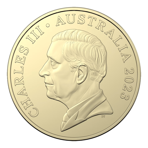 2023 $1 king charles iii effigy coin roll - premium roll