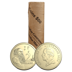2024 $2 King Charles III Effigy Coin Roll - Non-Premium Roll