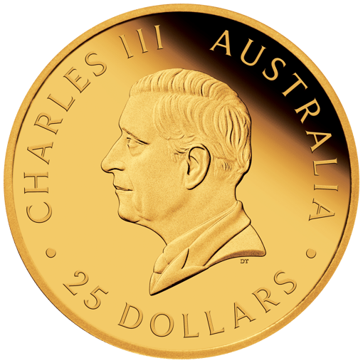 2024 australian kookaburra 1/4oz. 9999 gold proof coin