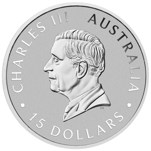 2024 australian kookaburra 1/10oz. 9995 platinum bullion coin